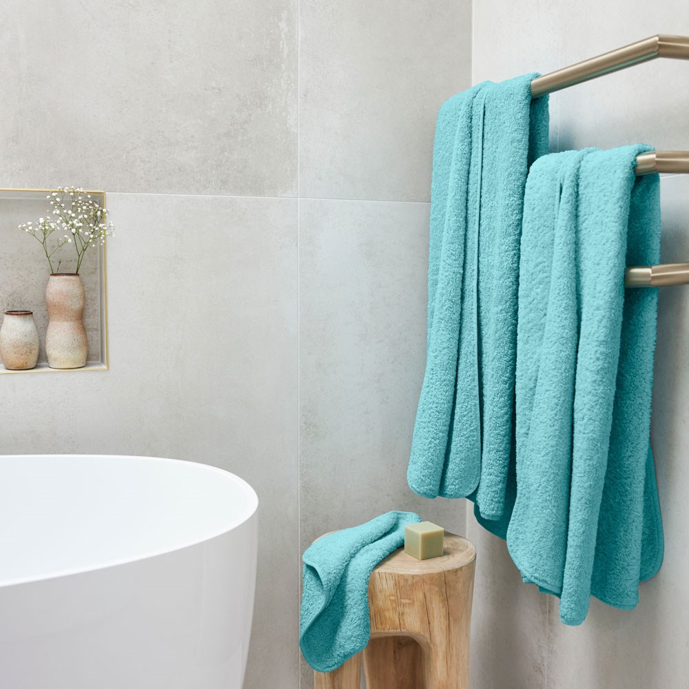 Super Pile Cotton Bath Sheet - Aruba | George Street Linen