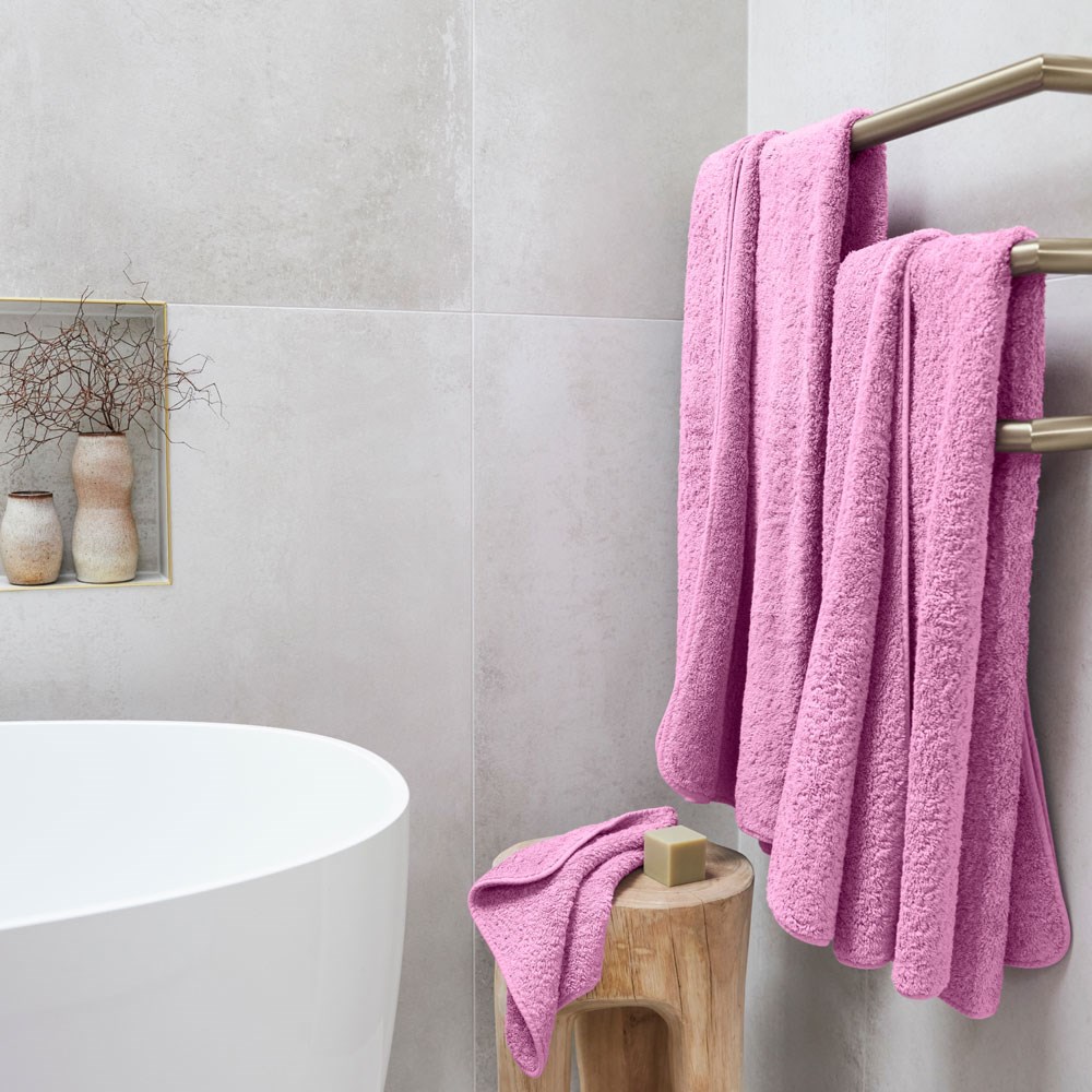 Super Pile Cotton Bath Sheet - Violet | George Street Linen