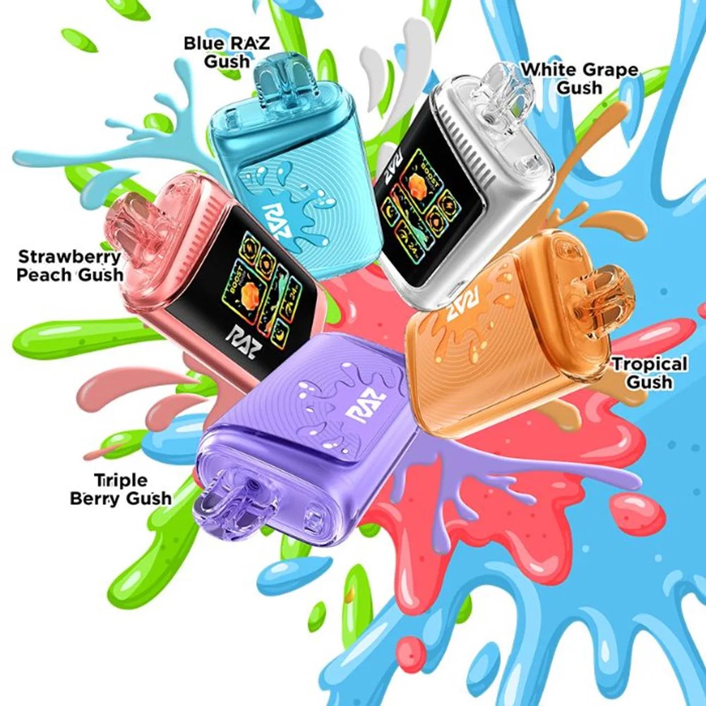 how much is elf bar vape Gush Raz White Grape Raz LTX Disposable Vape Gush Edition - Tropical Gush main image 1