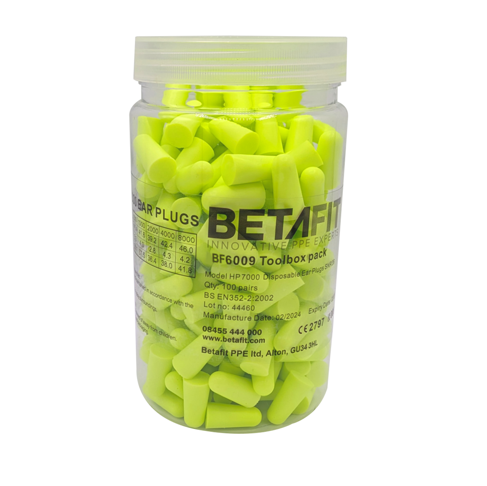 SNR34 BF6000 Foam Earplugs Toolbox Pack