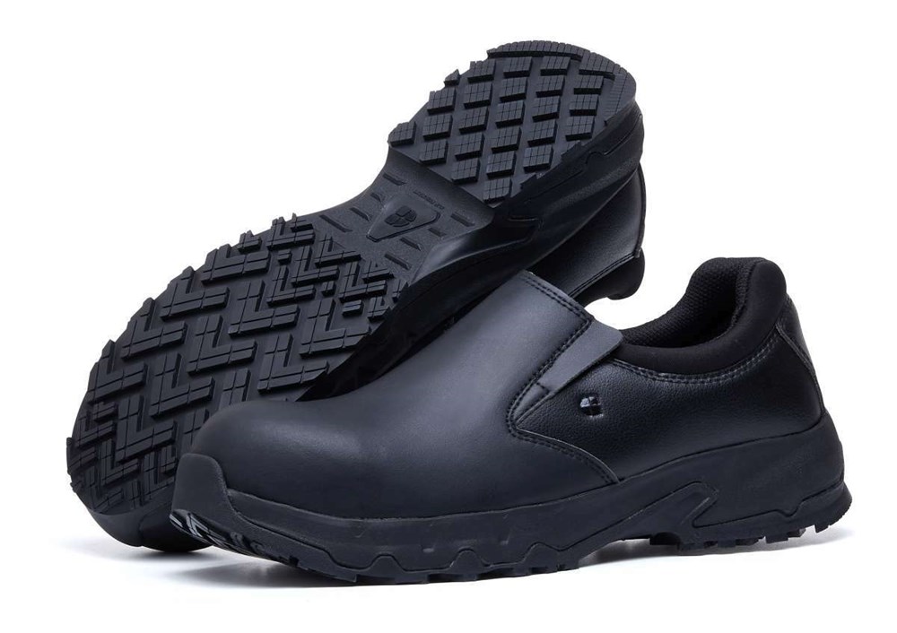 Brandon Black Safety Slip-on Shoe EN ISO 20345:2011