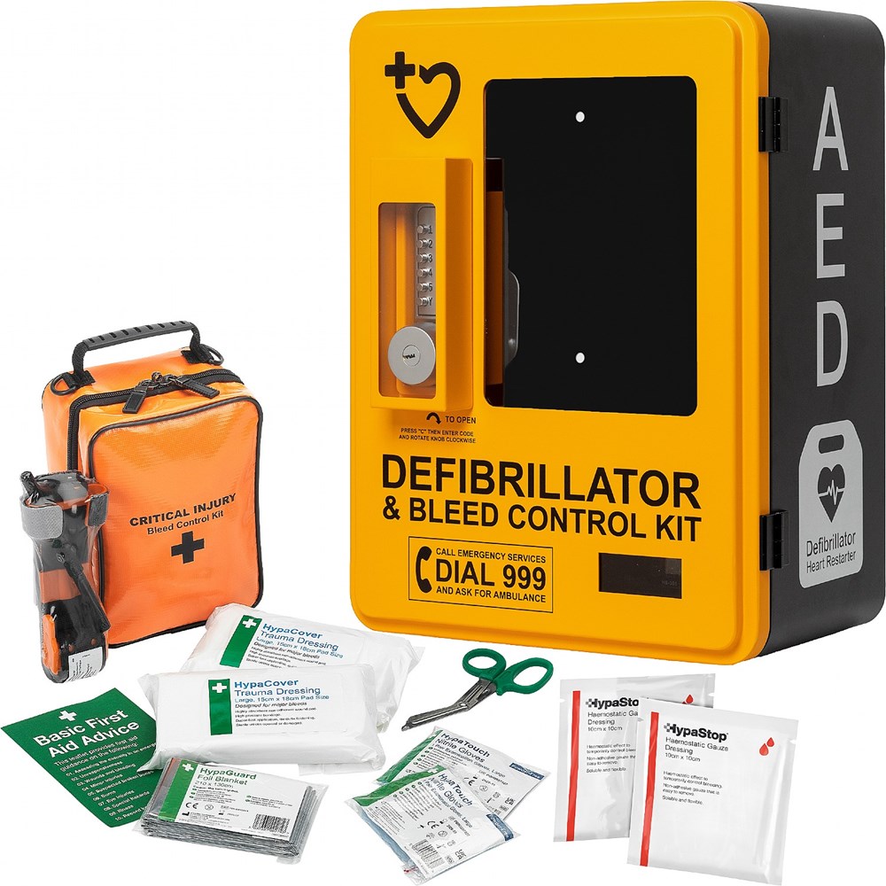 Outdoor AED Cabinet  with Bleed Control Kit