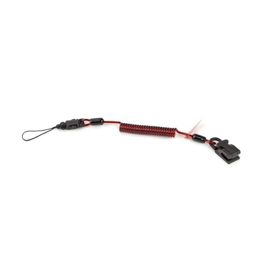 GRIPPS- Coil E-Tether With Poly Clamp (Non-Conductive) - 0.5kg / 1.1lb