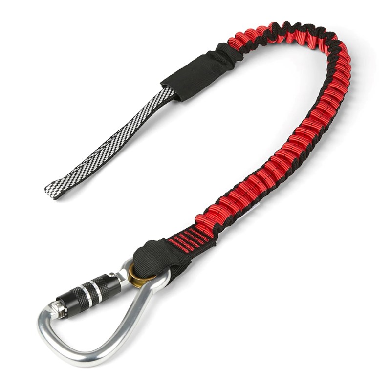 GRIPPS- Bungee Tether Dual-Action Carabiner - 18kg / 40lb
