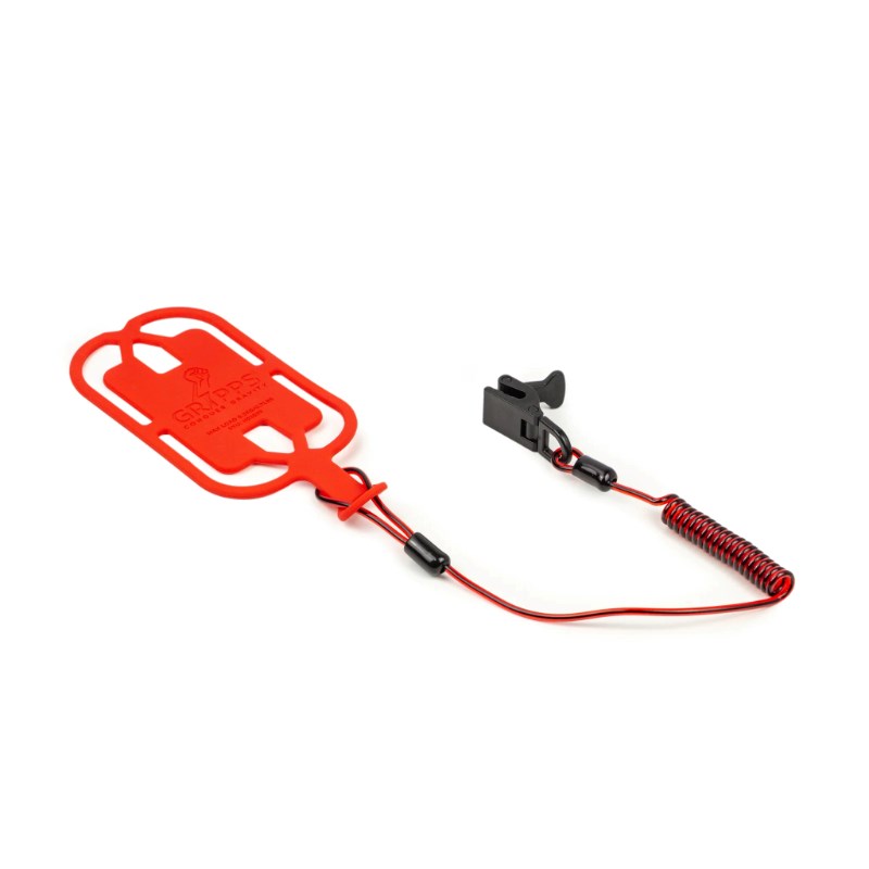 GRIPPS- Phone Gripper with Coil Tether (Non-Conductive)