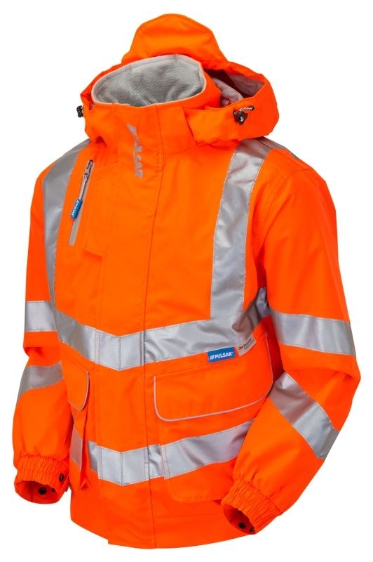 Waterproof High Visibility Unlined Bomber Jacket