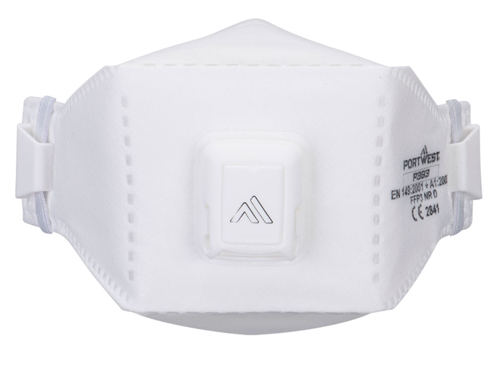 P393 - EAGLE PRO FFP3 Valved Dolomite Fold Flat Respirator