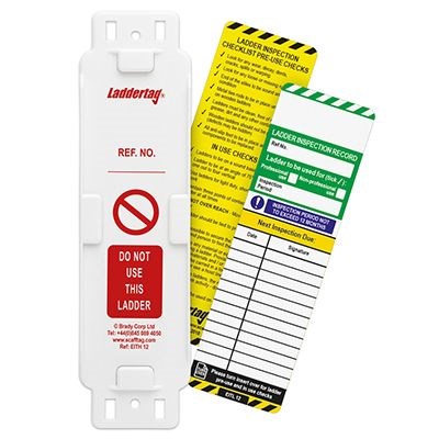 Scafftag Laddertag Kit - 10 Holders Inserts & Pen