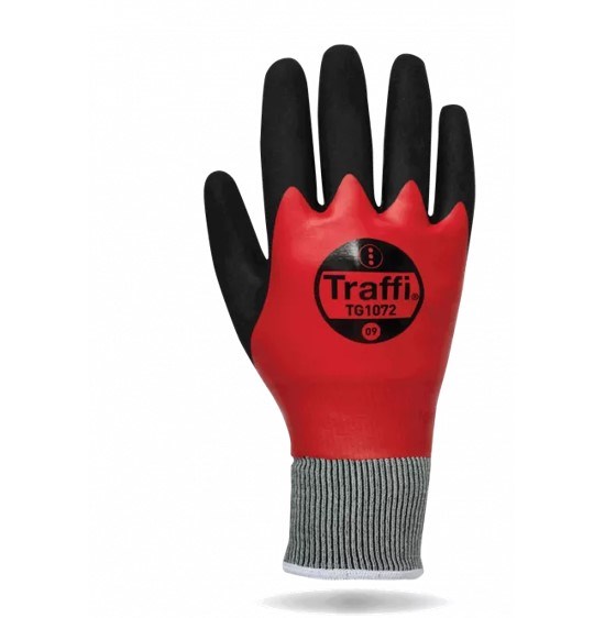 Traffi Double Dipped Cut Level A Thermal Safety Glove