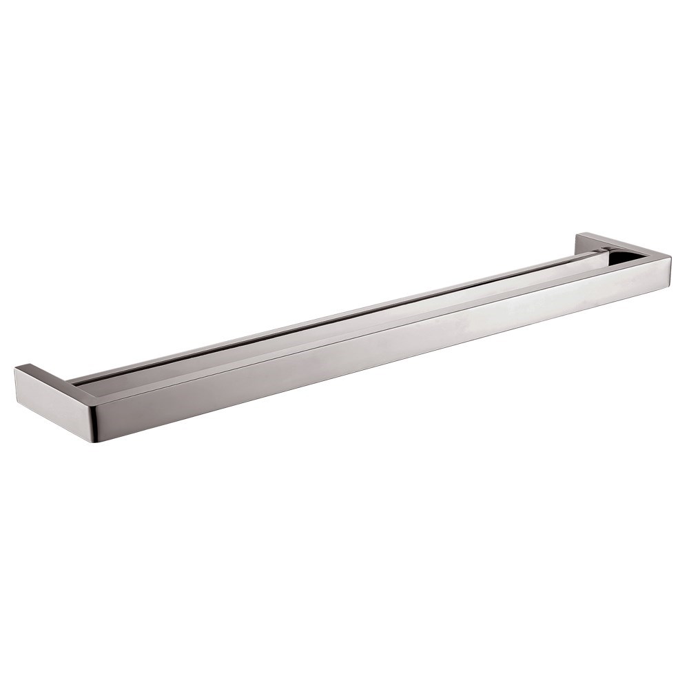 IVANO - 800mm Brushed Nickel Double Towel Rail