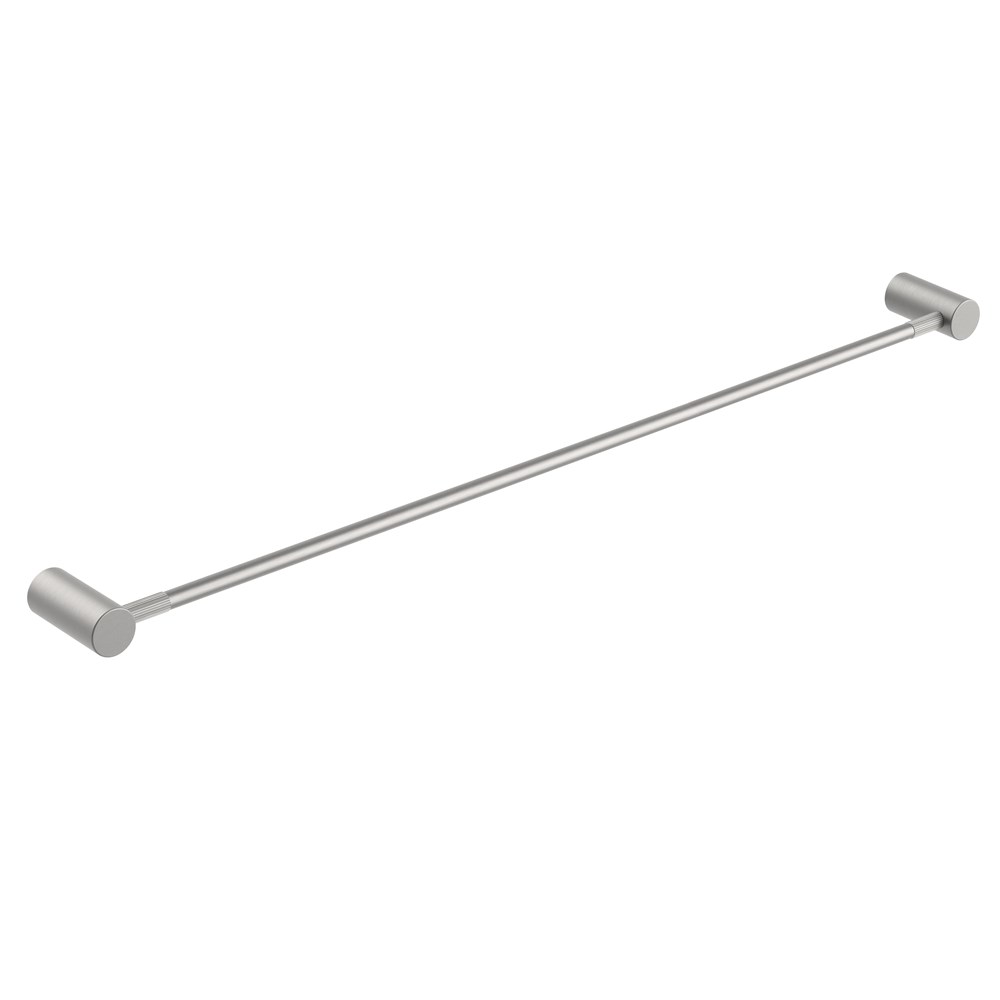 CADDENCE - 800mm Brushed Nickel Single Towel Rail