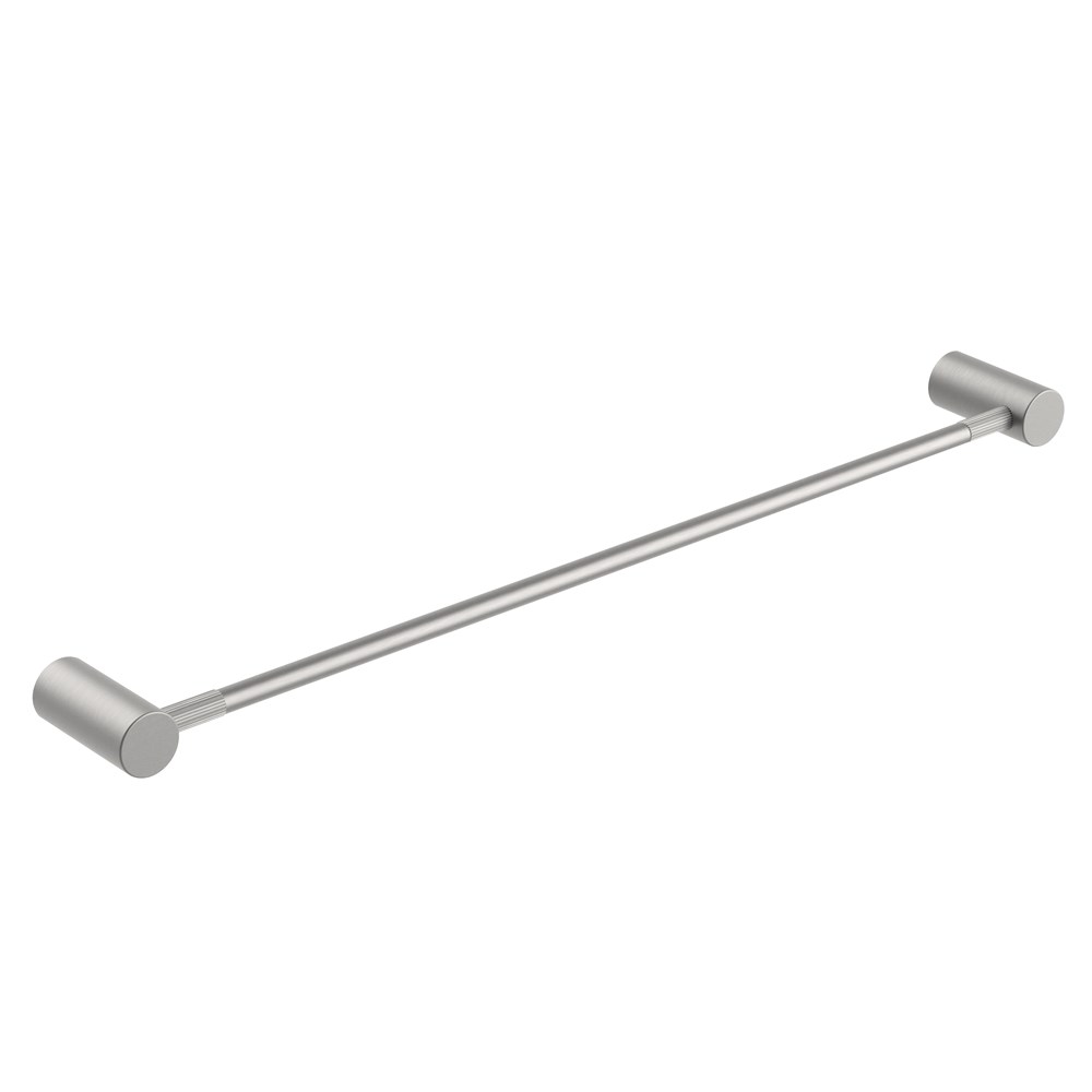 CADDENCE - 600mm Brushed Nickel Single Towel Rail