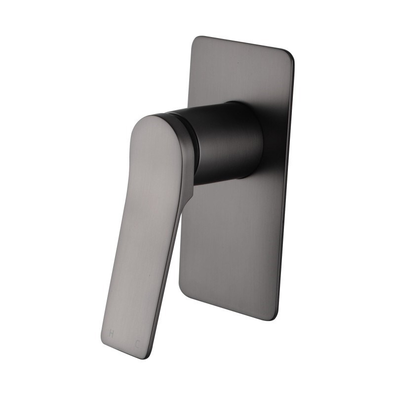 RUSHY - Brushed Gunmetal Wall Mixer - Image 2