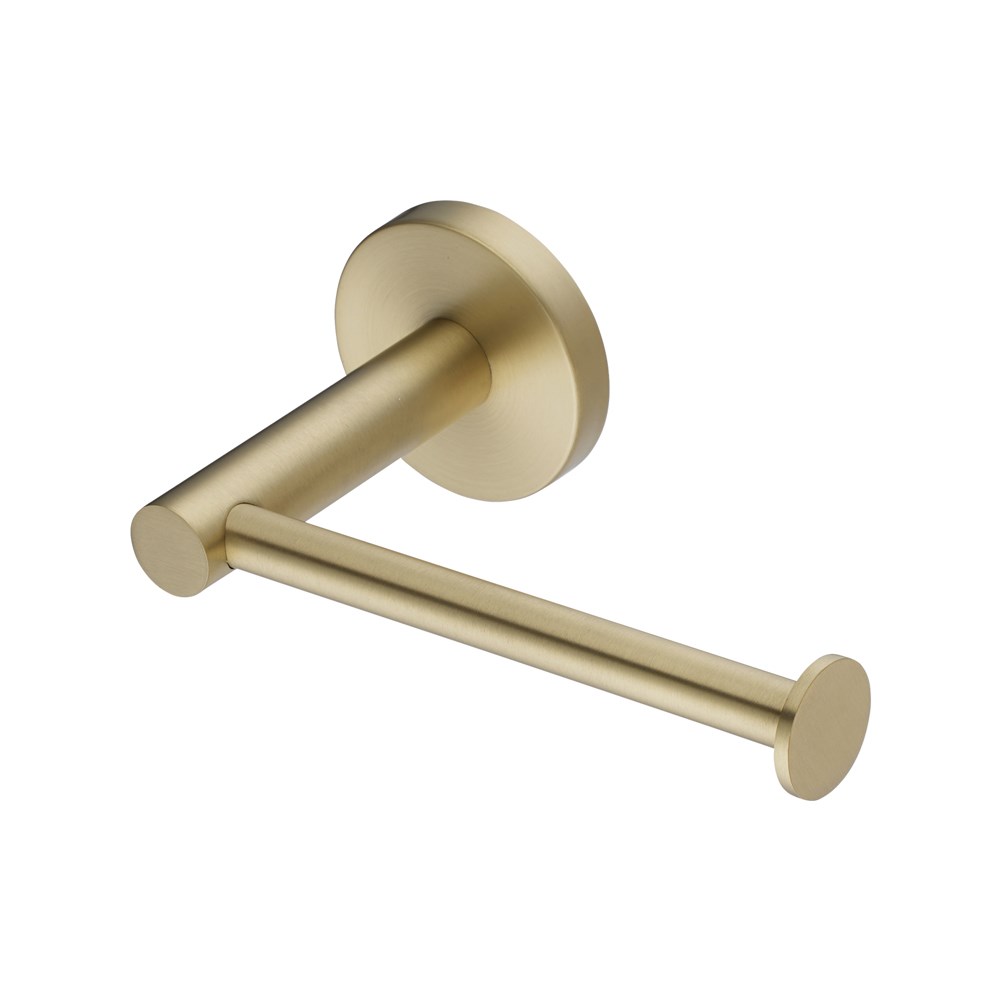 LUCID PIN - Light Brushed Brass Toilet Paper Holder