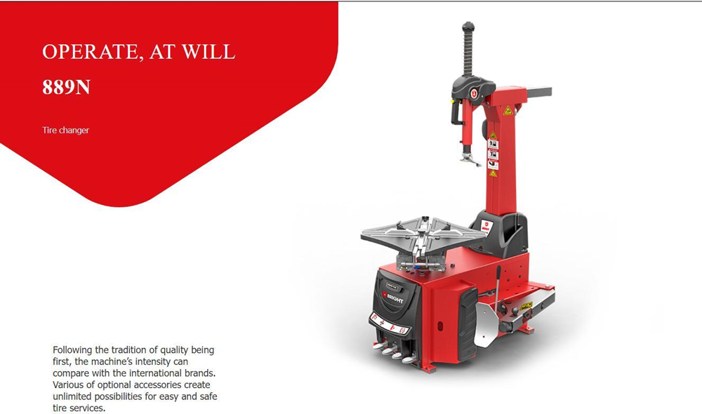 BRIGHT LC889N 240V/SINGLE PHASE 240V/50/HZ/1PH Tire Changer