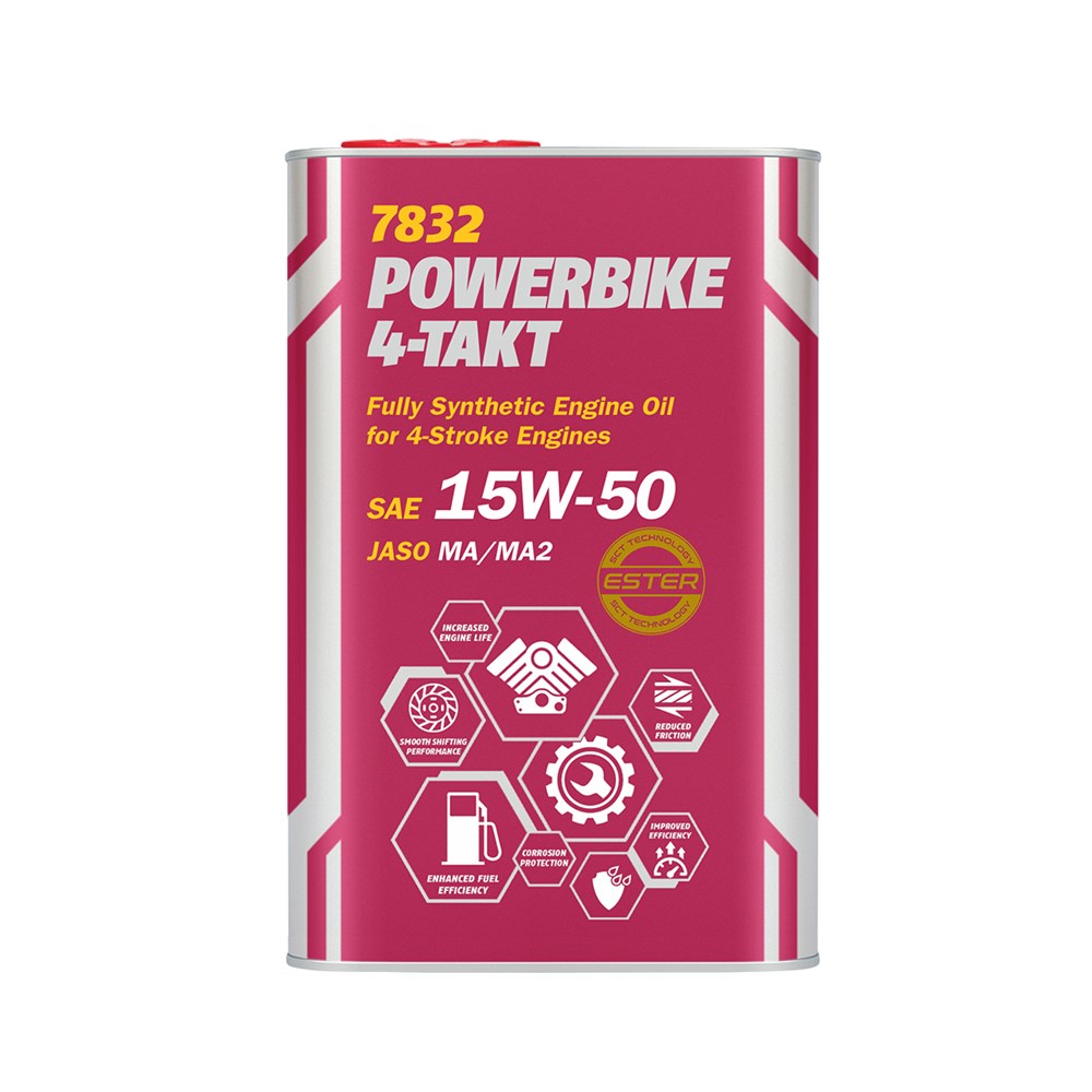 MANNOL 7832 1L 4-Takt Powerbike 15W-50