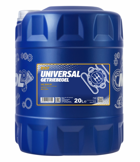 MANNOL 8107 20L Universal Getriebeoel 80W-90 API GL 4