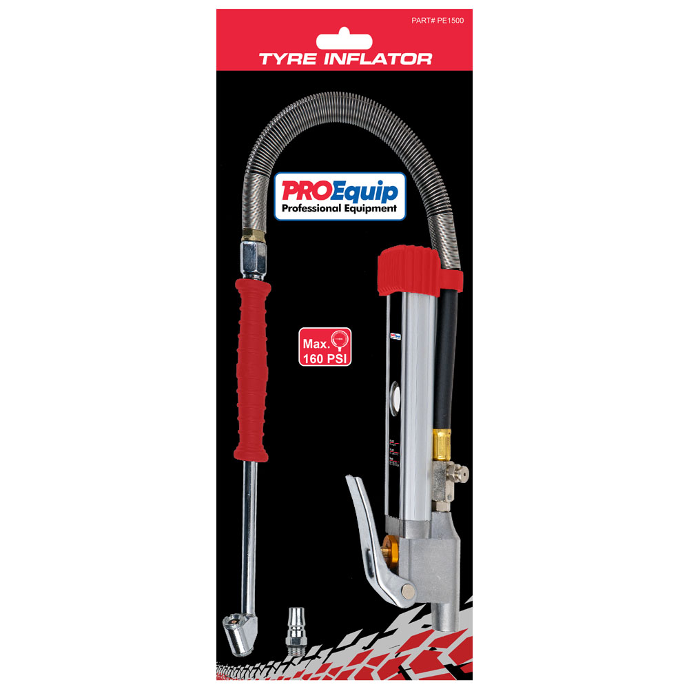 ProEquip Tyre Inflator 0-160 Psi (Dual Chuck)