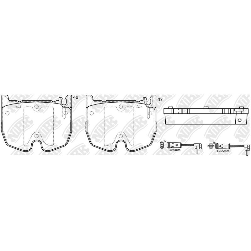 NIBK Pads PN0341W