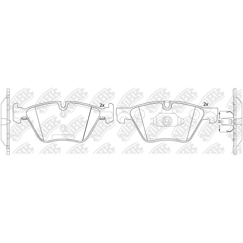 NIBK Pads PN0545