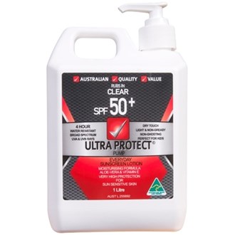SUNSCREEN – ULTRA PROTECT – SPF 50+ – 1L PUMP PACK