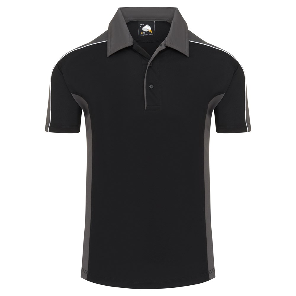 Two Tone Polyester Polo Shirt