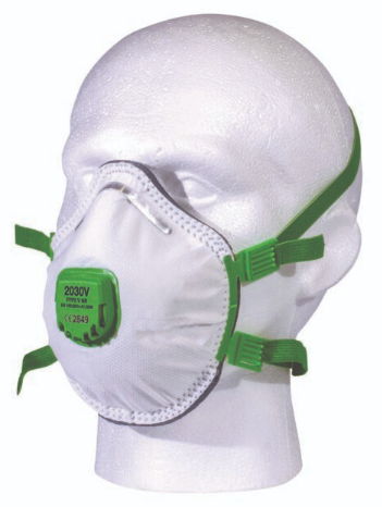 FFP3V Premium Moulded Respirator With Valve (PK 10)