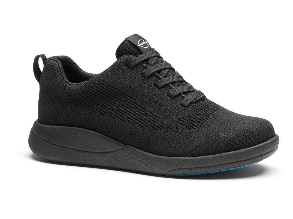 Rebound mesh trainer, Black Upper/Black Sole, with Modular Insole Technology