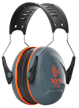 Sonis® Compact Low Profile Adjustable Ear Defenders - 32dB SNR