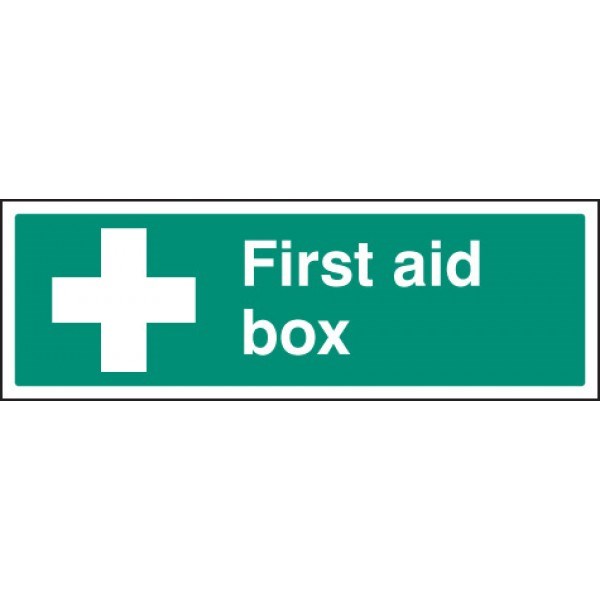 First Aid Box Safety Sign