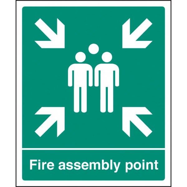 Fire Assembly Point A3 Rigid
