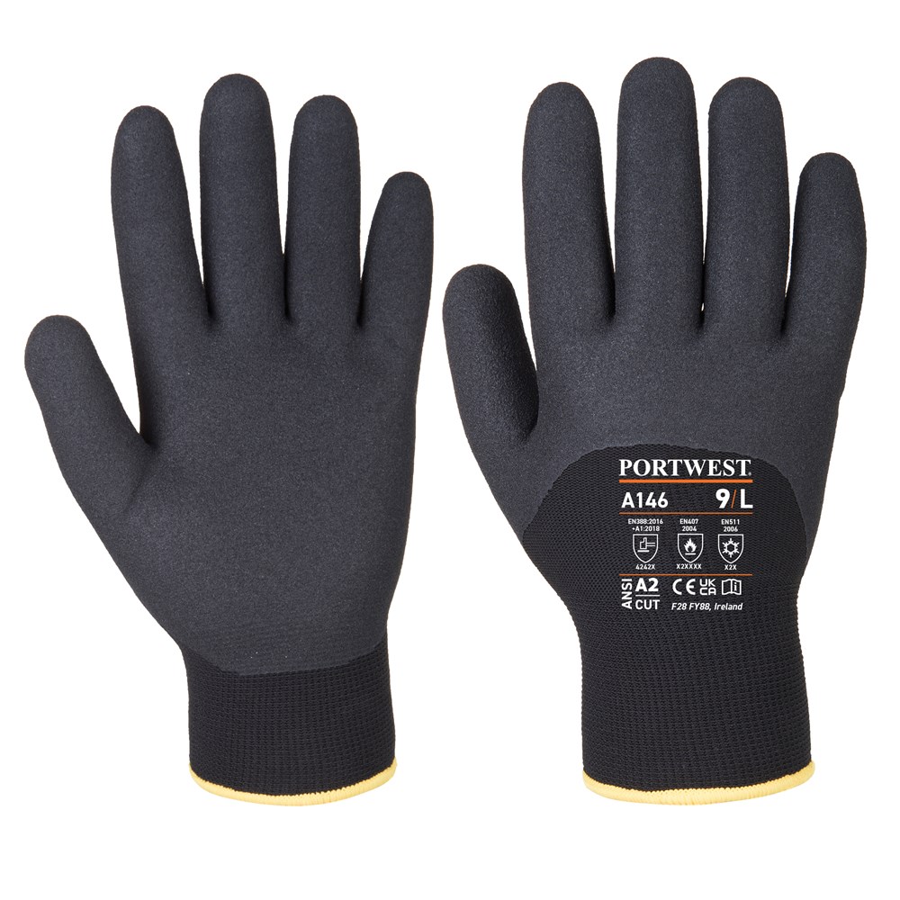 Thermal Nitrile Micro Foam Gloves 3/4 Dipped (4242)