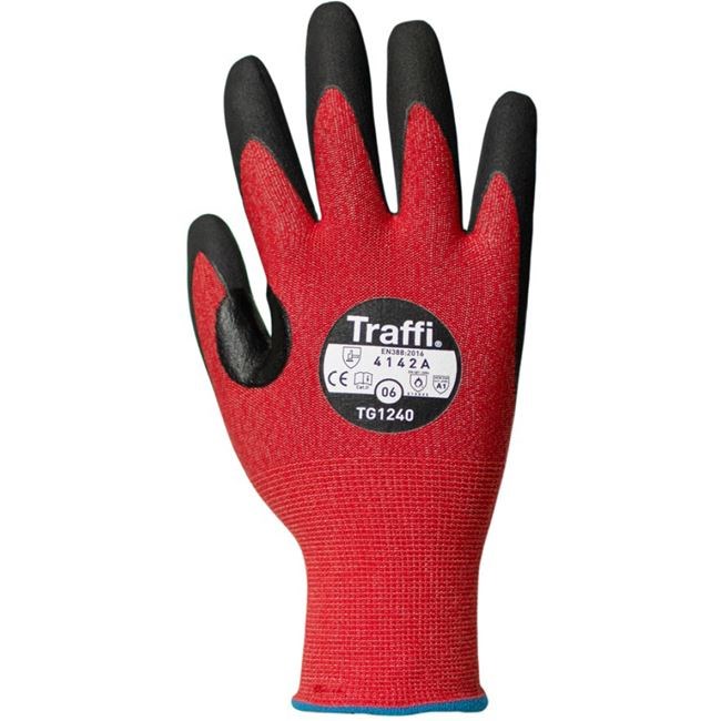 Traffi LXT Nitrile Glove 4 1 4 2 A Cut level A | Stronghold Global