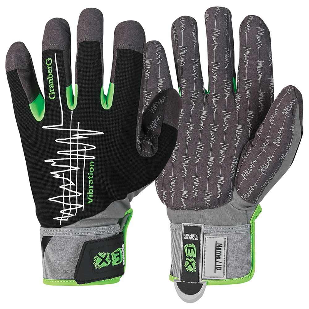 Granberg Vibration-Reducing Gloves with Velcro closing