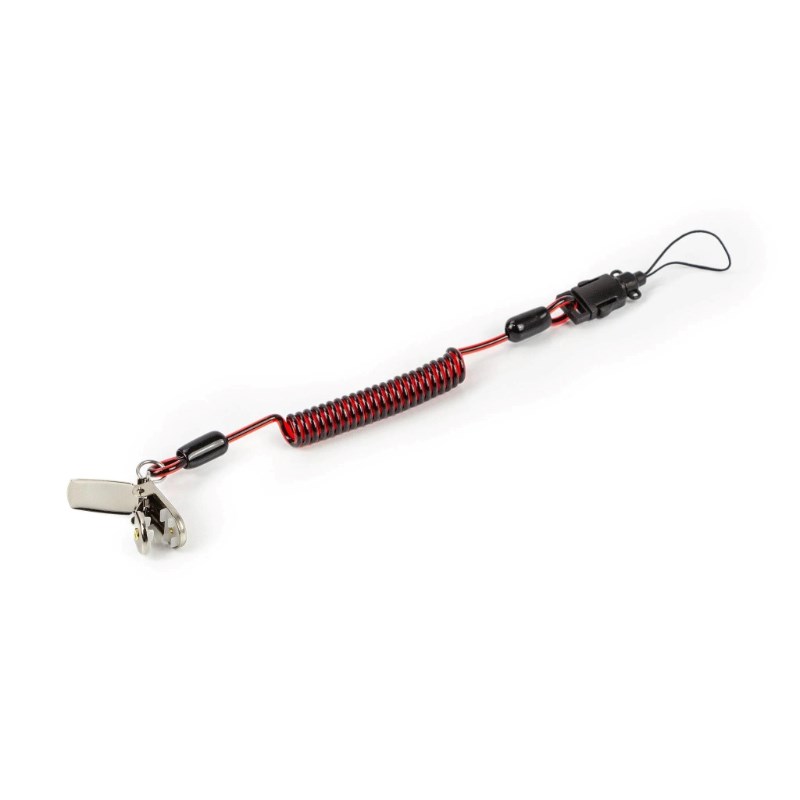 GRIPPS® Coil E-Tether With Steel Clamp - 0.5kg / 1.1lb