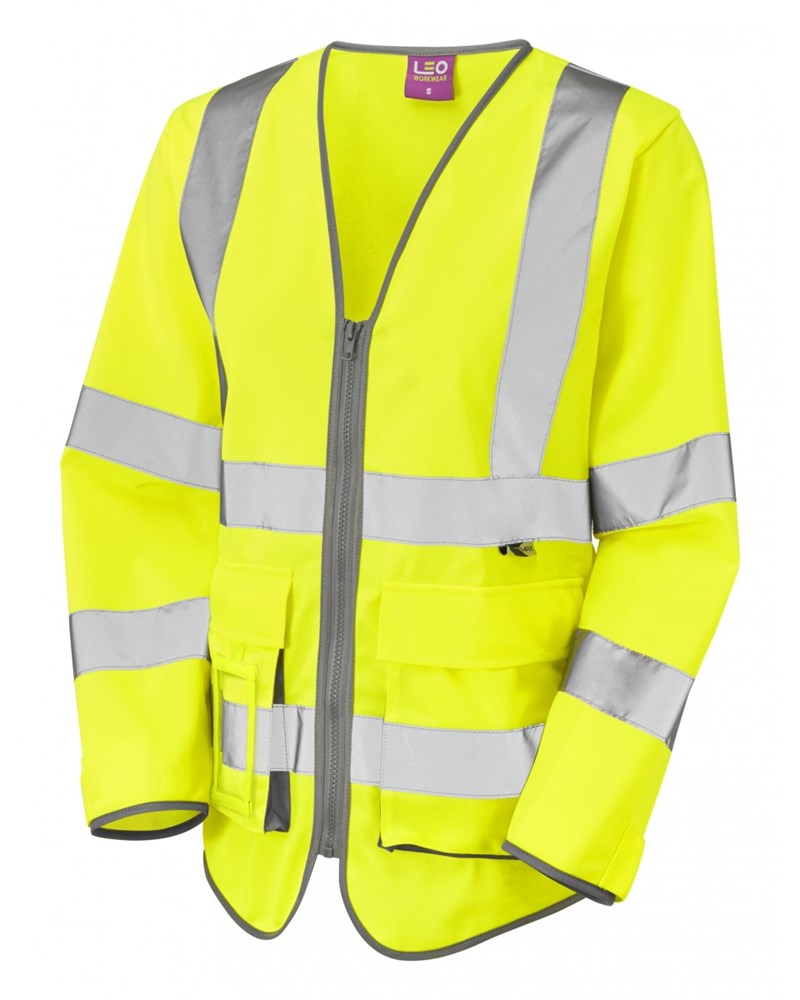 Ladies Long Sleeved High Visibility Executive Vest