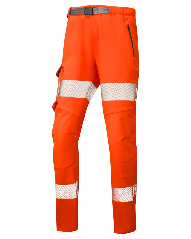 Ladies High Visibility Stretch Work Trouser