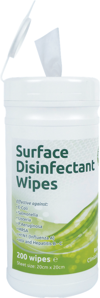 Surface Disinfectant Wipe Tub of 200
