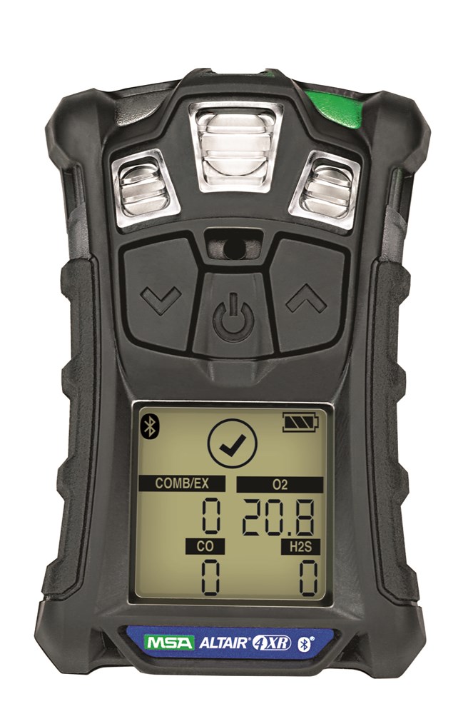 MSA ALTAIR 4XR Multi Detector: LEL, O2, H2S & CO. Charcoal Case.