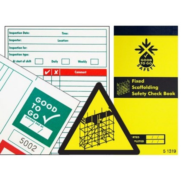 Equipment Inspection Check Books - Scaffold (Pack of 25)