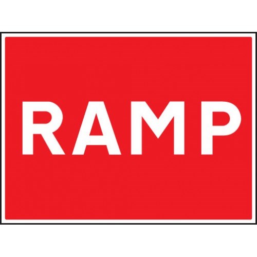 Ramp Rectangular Sign